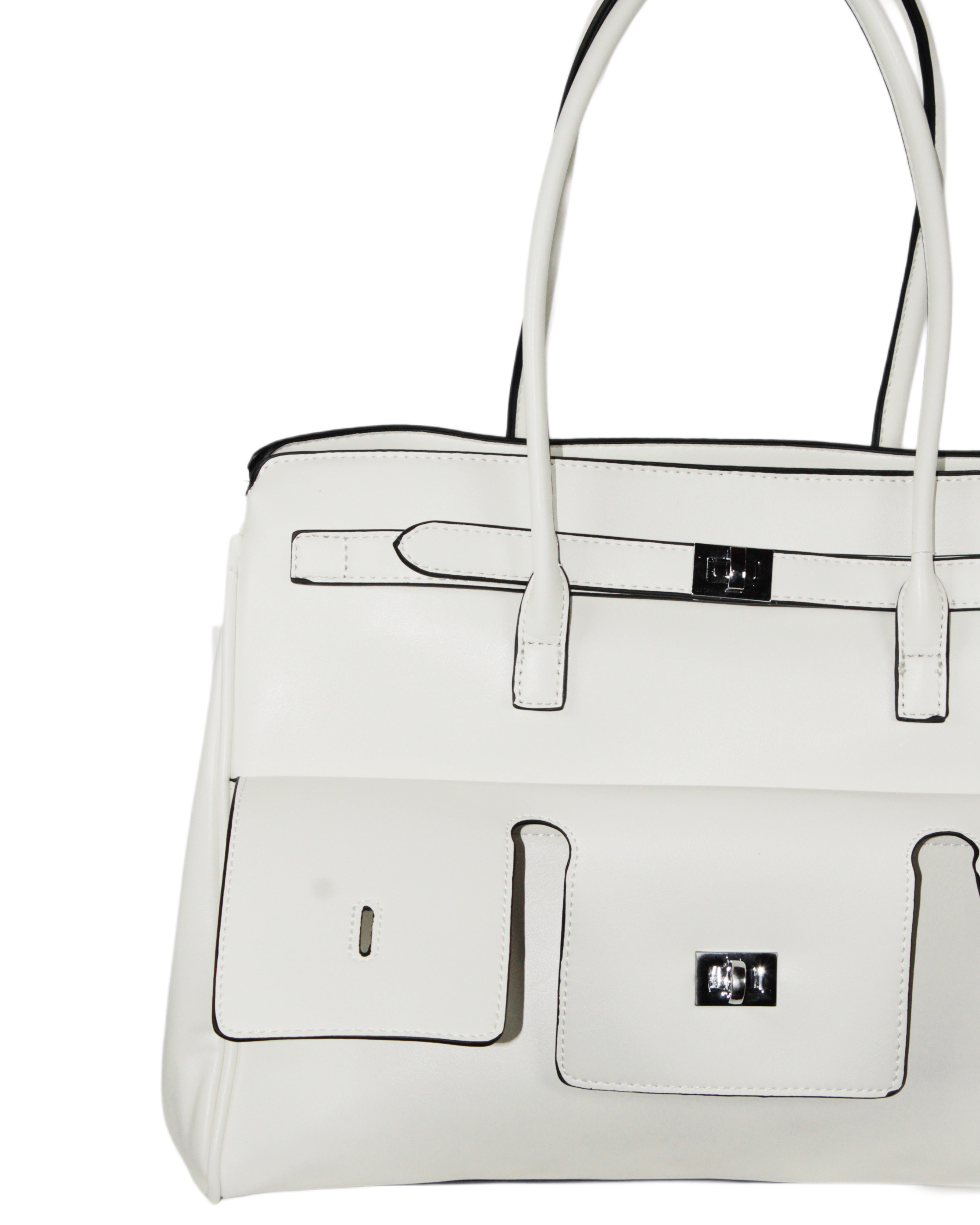 Fake Birkin Maxi Bianca