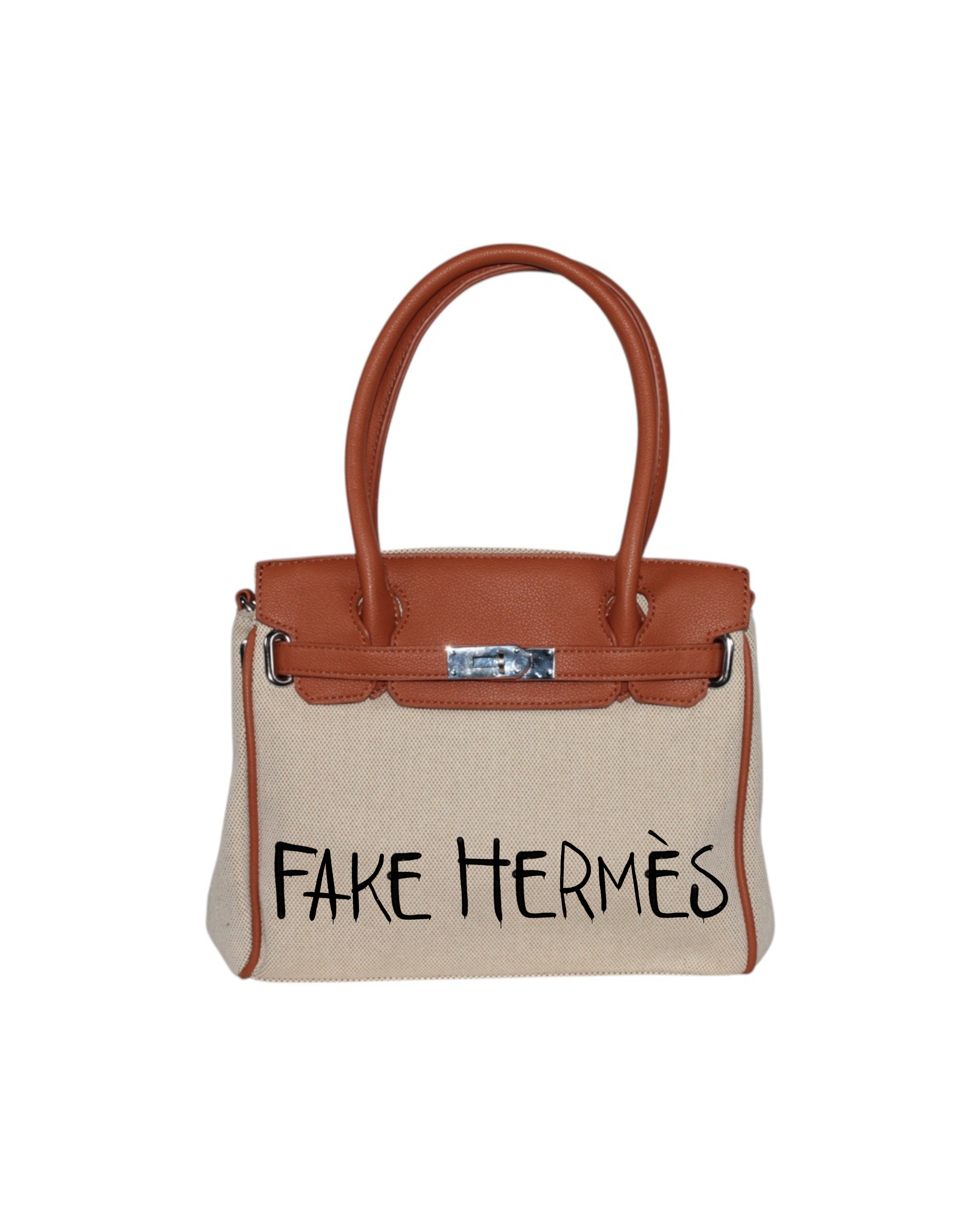 Fake Birkin Camel e Panna
