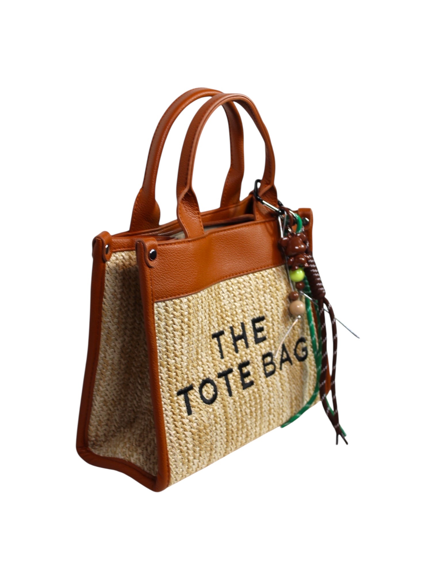 THE TOTE BAG Camel & Raffia