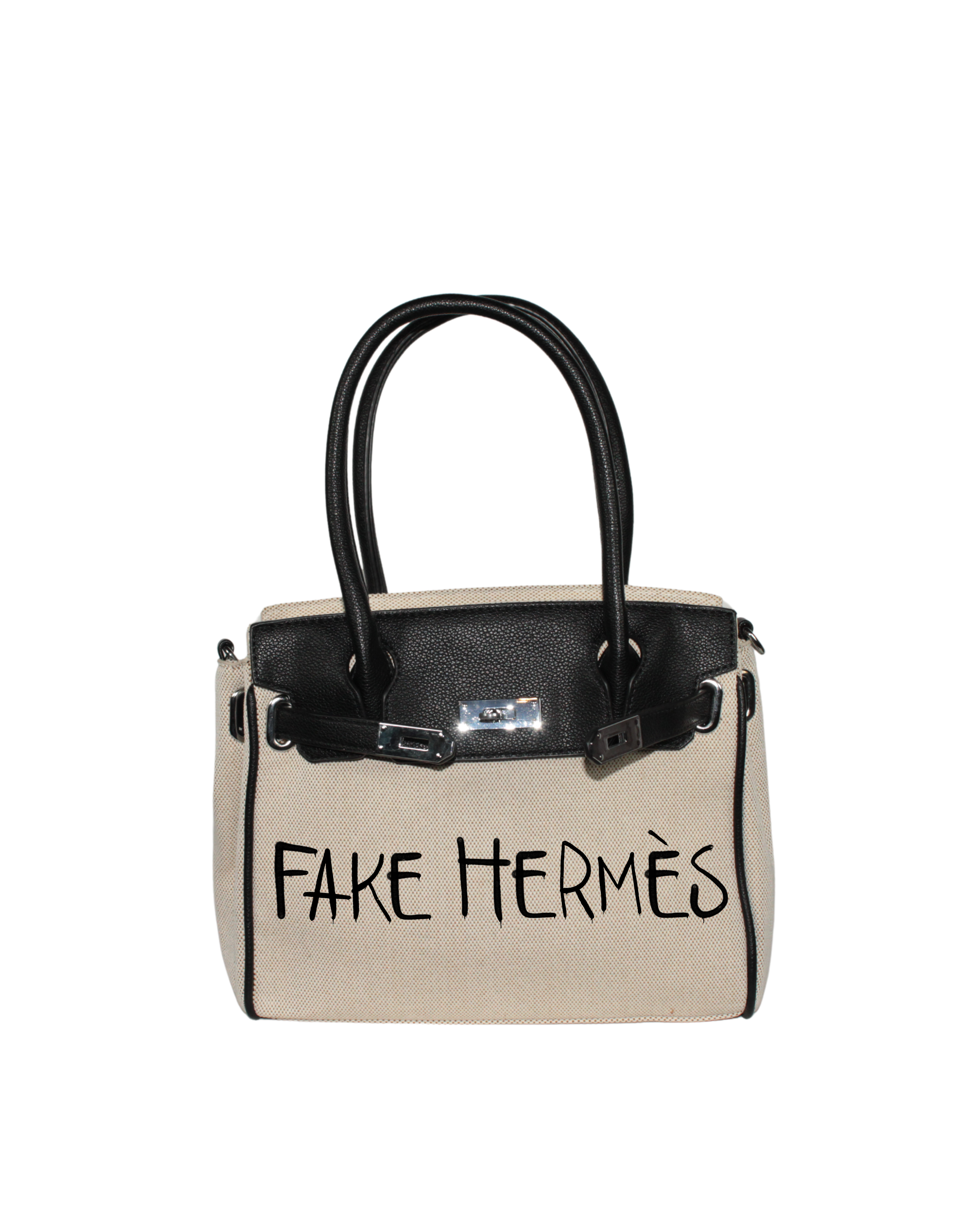 Fake Birkin Nera e Panna