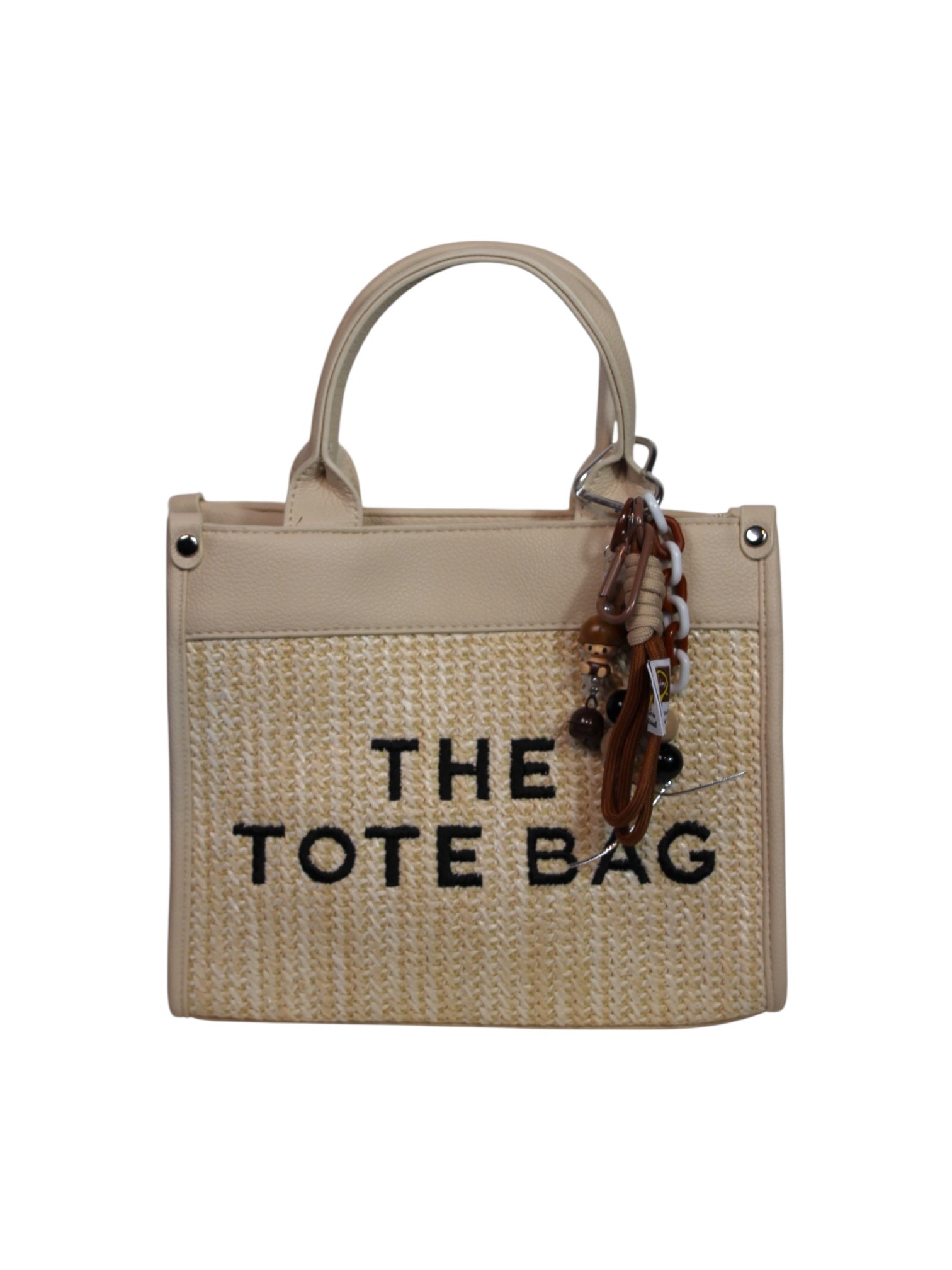 THE TOTE BAG Cream & Raffia