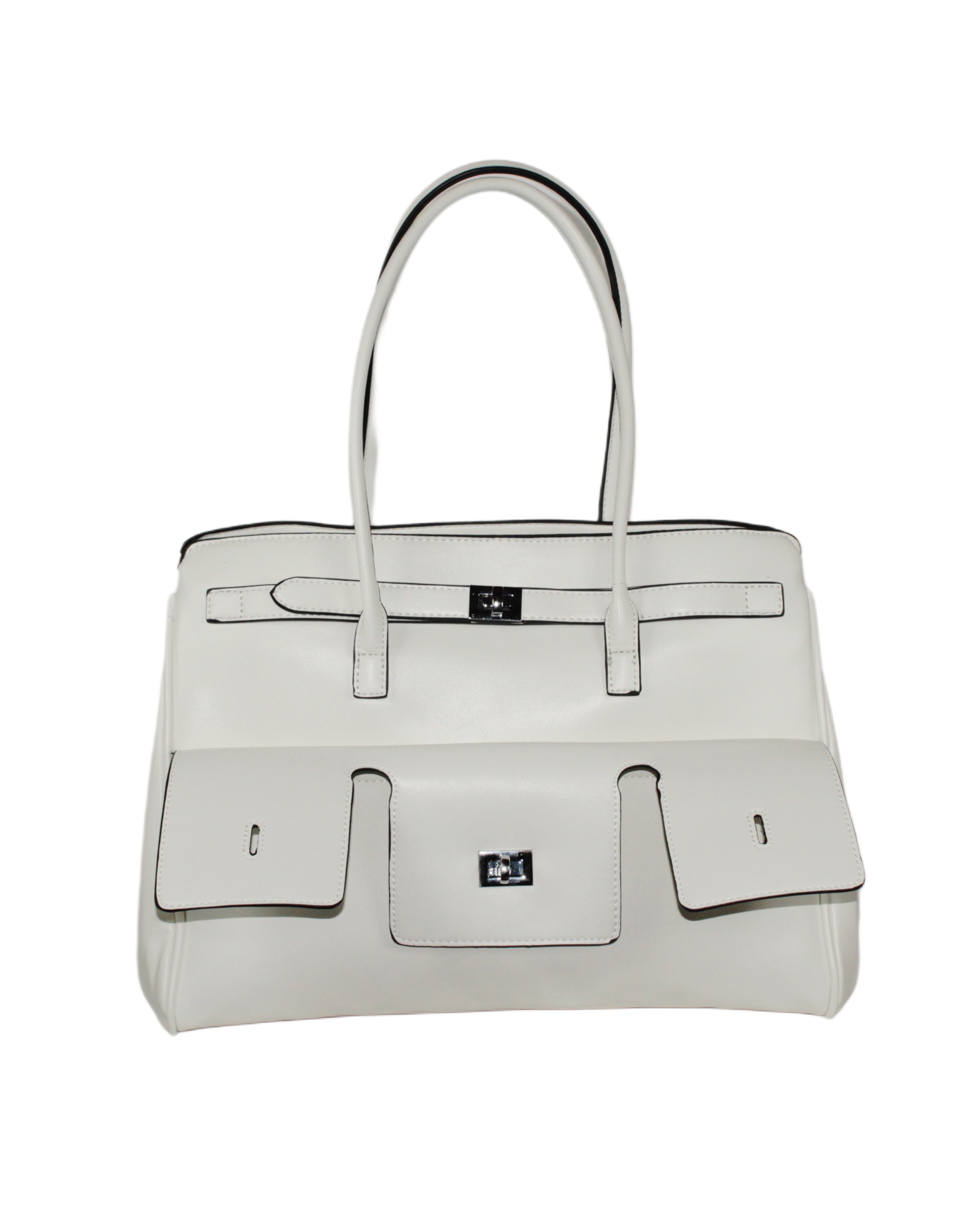 Fake Birkin Maxi Bianca