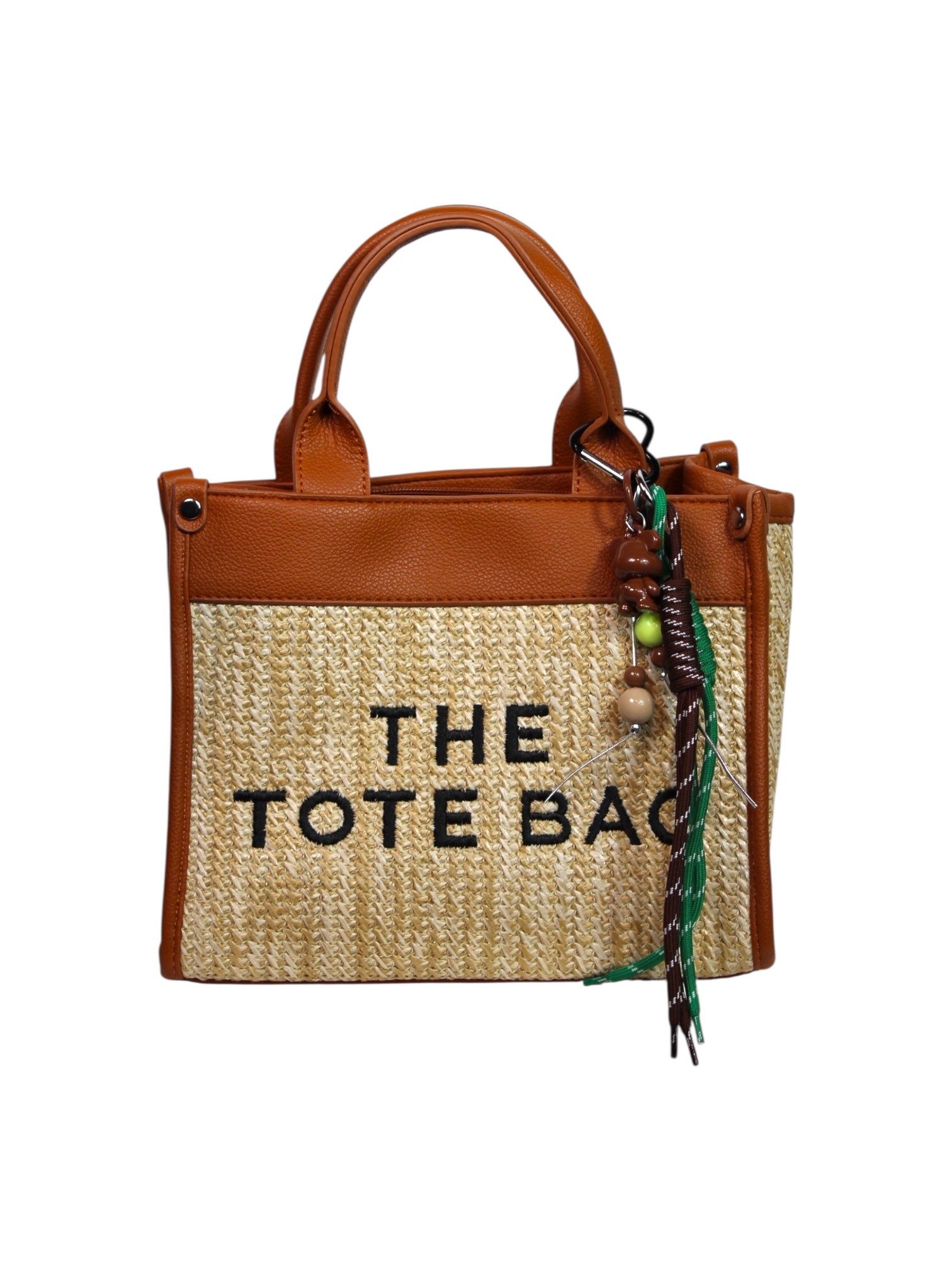 THE TOTE BAG Camel & Raffia