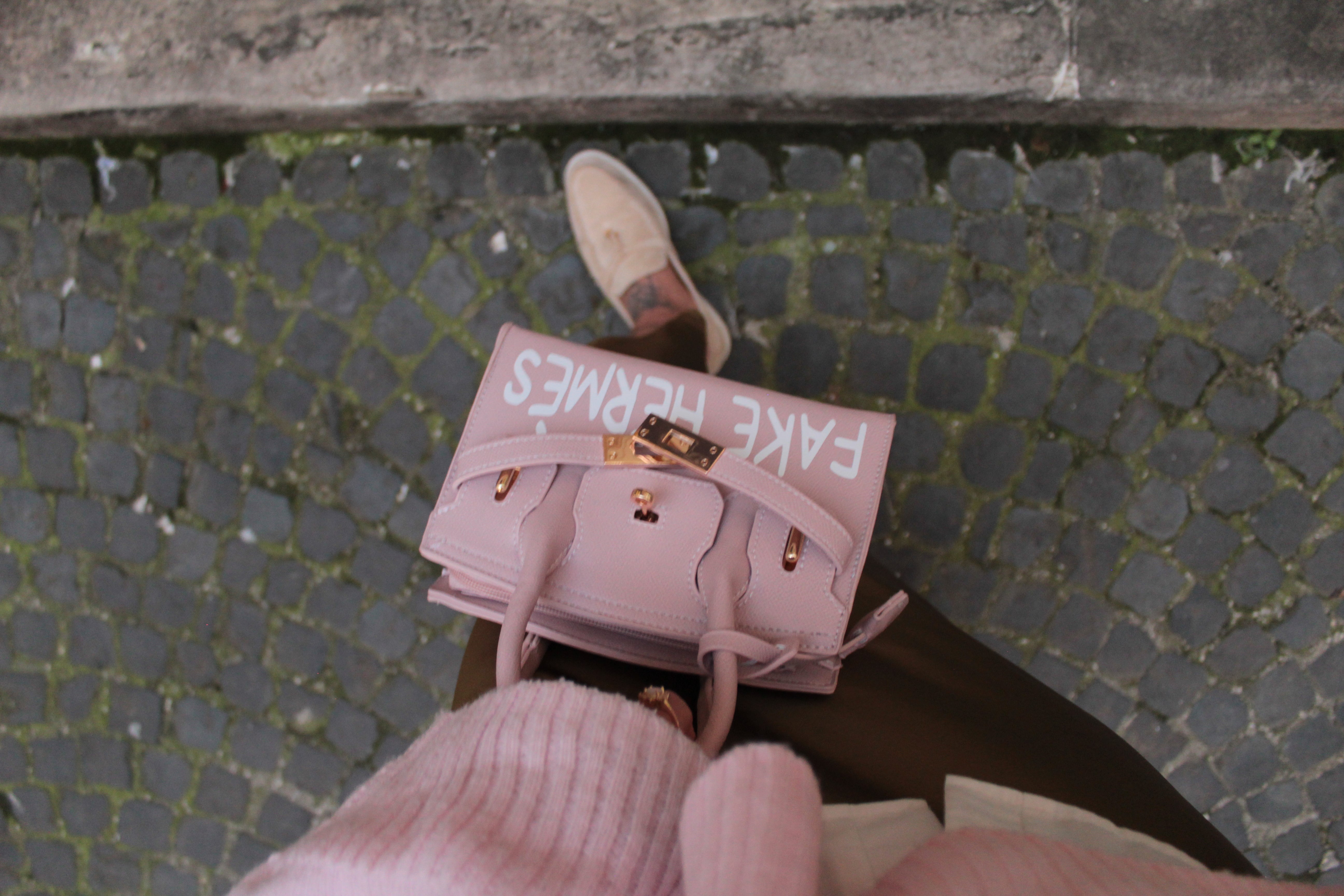 Fake Birkin Rosa