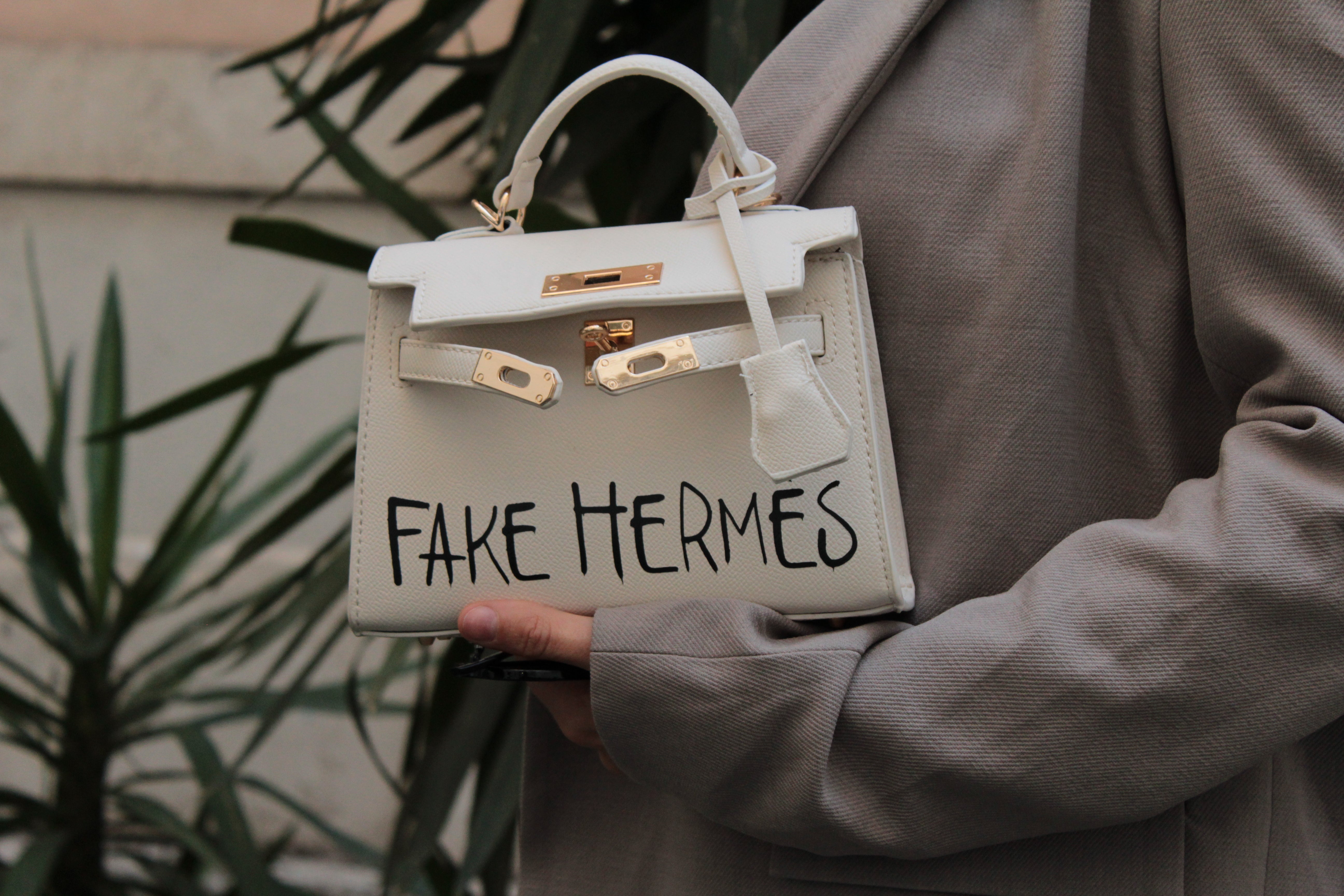 Fake Hermès | Mini Kelly Bianca