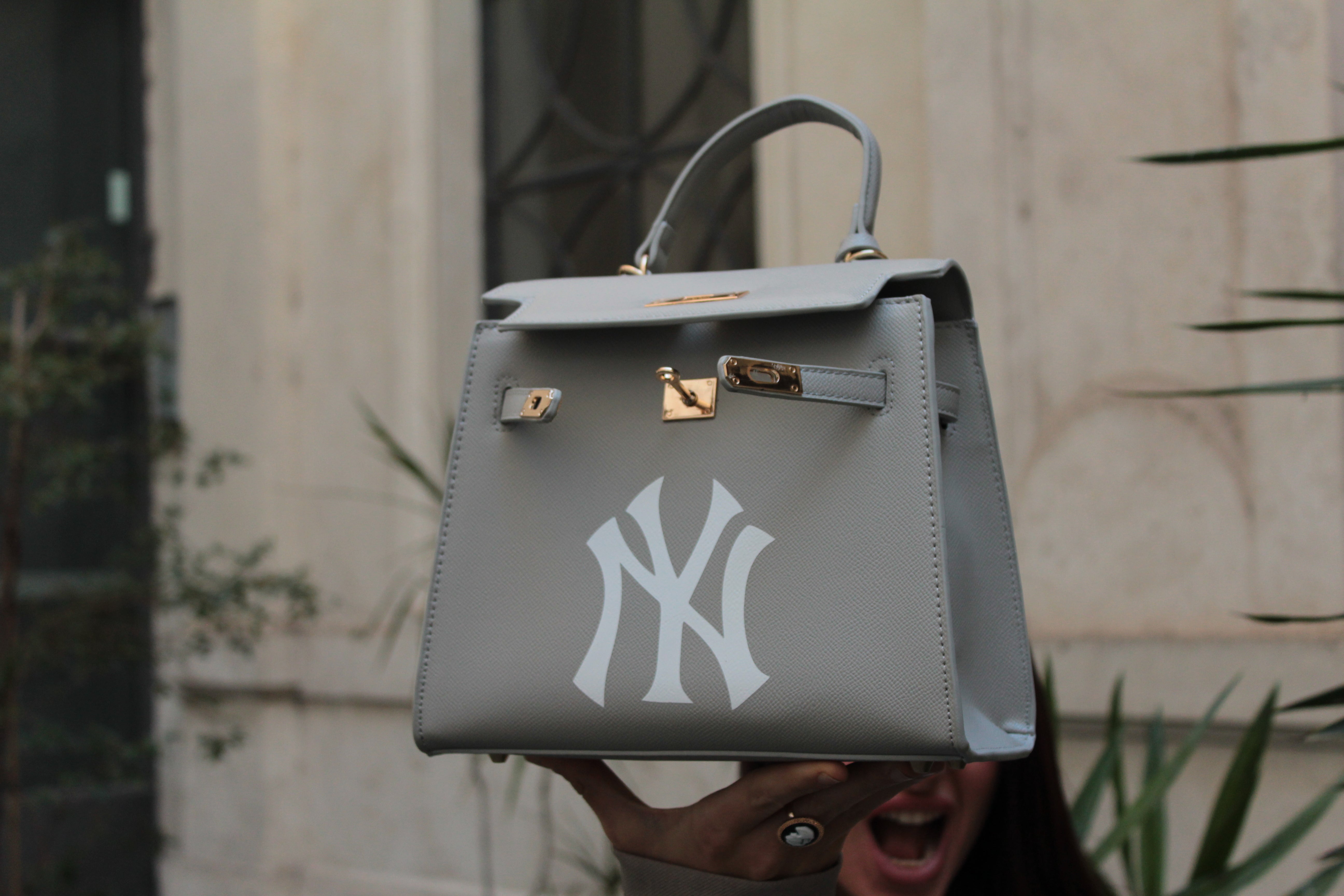 Fake Kelly NY Yankees Grigio ghiaccio